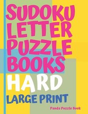 Sudoku Letter Puzzle Books - Hard - Large Print