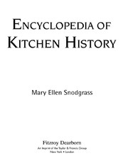 Encyclopedia of Kitchen History