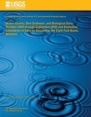 Water-Quality, Bed-Sediment, and Biological Data (October 2009 through September 2010) and Statistical Summaries of Data for Streams in the Clark Fork Basin, Montana