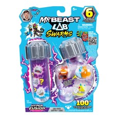 MRBEAST LAB Figūrėlės tūbelėje, 6 vnt., 2,5 cm