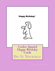 Cocker Spaniel Happy Birthday Cards