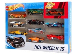 HOT WHEELS dešimties automodeliukų rinkinys (54886)