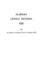 Alabama Census Returns 1820 - Genealogical Publishing
