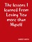 Smith, A: Lessons I learned From Loving You more than Myself