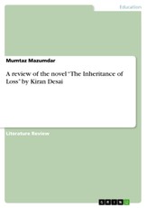 Mazumdar, M: Review of the novel "The Inheritance of Loss" b