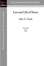 Law and Life of Rome