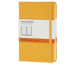 Knygelė Moleskine Coloured Classic (9 x 14, linija, oranžinės sp.)