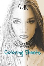 Folk Coloring Sheets