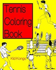 Tennis Coloring Book