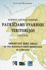 Europos Sąjungos reikšmės paukščiams svarbios teritorijos Lietuvoje