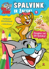 Tom and Jerry: spalvink ir žaisk + 25 lipdukai! (Nr. 9)