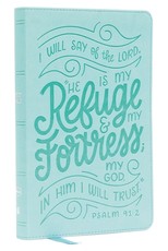 Nkjv, Thinline Youth Edition Bible, Verse Art Cover Collection, Leathersoft, Teal, Red Letter, Comfort Print