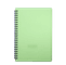 Sąsiuvinis su spirale, plastikiniu viršeliu BRIGHT B5 60lap., lang.žalsvas