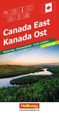 Hallwag Strassenkarte Kanada Ost 1:2,5 Mio.