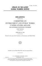 Update on the latest global warming science