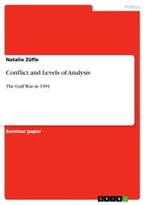 Züfle, N: Conflict and  Levels of Analysis