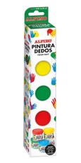 Dažai piešti pirštais ALPINO Pintura dedos 5sp x  40ml