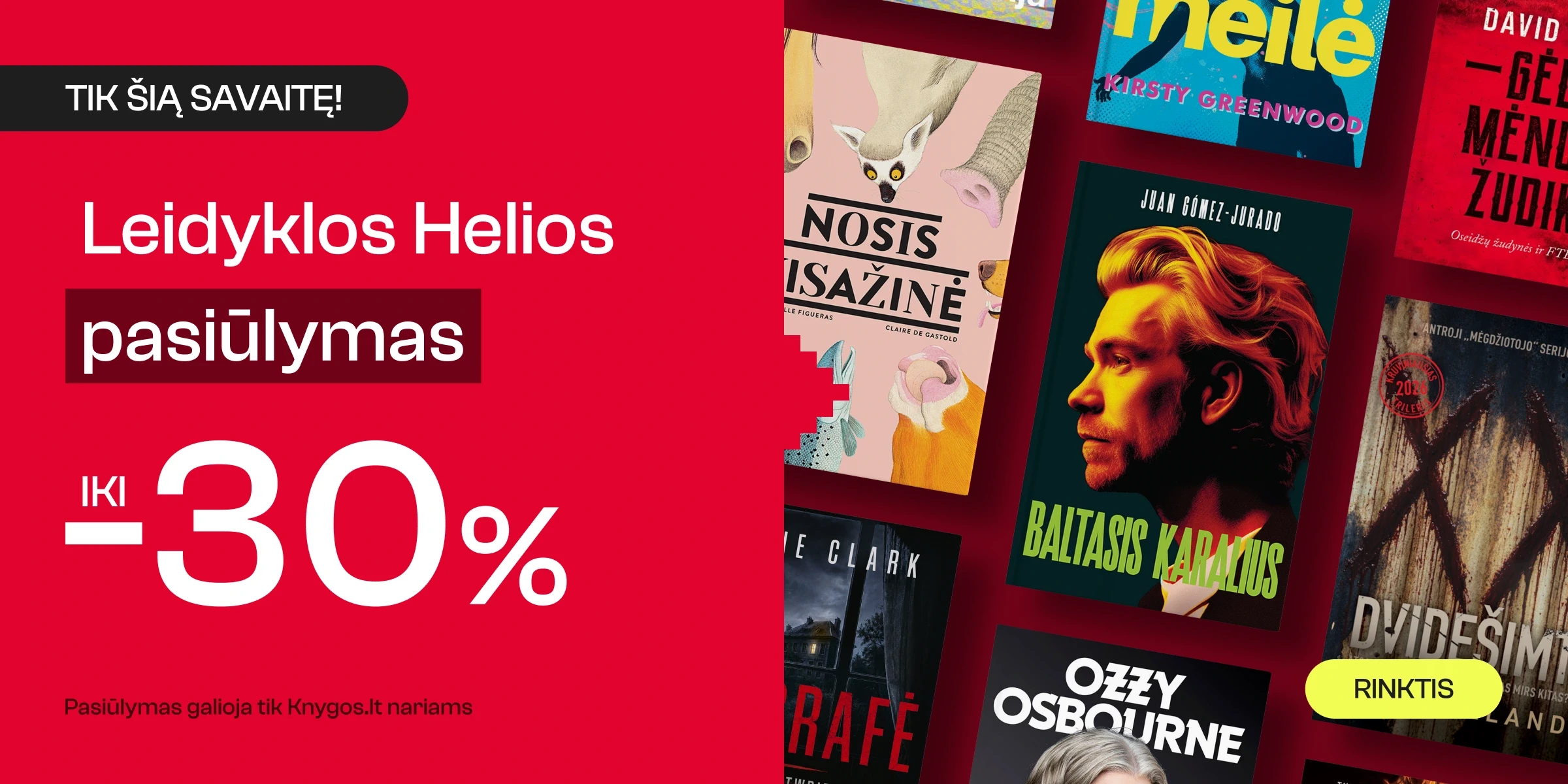 Leidyklos HELIOS knygoms iki -30%!