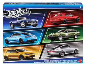 HOT WHEELS šešių europietiškų automodeliukų rinkinys (JBY79)