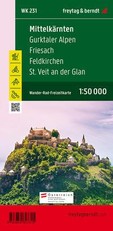 Mittelkärnten, Gurktaler Alpen, Friesach, Feldkirchen, St. Veit an der Glan 1 : 50 000. WK 231