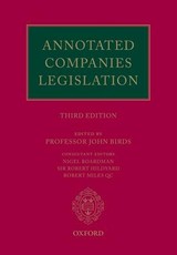 Annotated Companies Legislation