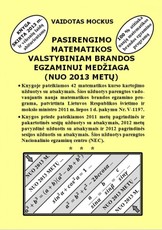 Pasirengimo matematikos valstybiniam brandos egzaminui medžiaga (2013 metų)