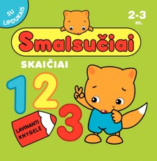 Smalsučiai. Skaičiai. Su lipdukais