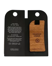 Ąžuolo lukšto pakabinamas automobilio gaiviklis „Dalinuosi laime“