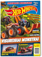 Hot Wheels. Greiti ratai. Žurnalas. Nr 1 2021