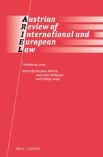 Austrian Review of International and European Law, 2024