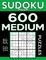 Sudoku Book 600 Medium Puzzles