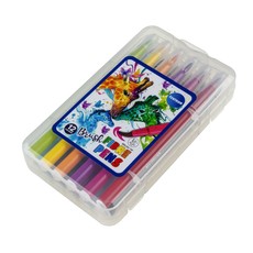 Teptukiniai flomasteriai CENTRUM, 12 spalvų