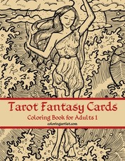 Tarot Fantasy Cards Coloring Book for Adults 1