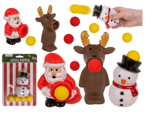 Šaudyklė „Squeeze Popper Kalėdos“, 12×8 cm, 1 vnt.
