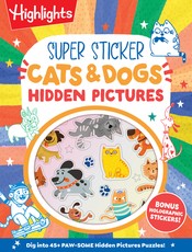 Super Cuddly Cats & Dogs Hidden Pictures Puzzles