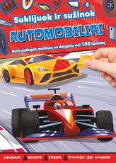 Automobiliai. Suklijuok ir sužinok