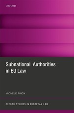 Subnational Authorities in Eu Law