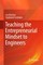 Teaching the Entrepreneurial Mindset to Engineers