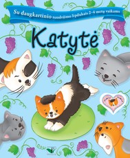 Katytė. Su daugkartiniais lipdukais 2-4 metų vaikams