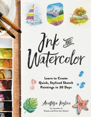 Ink and Watercolor