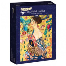 Dėlionė Gustav Klimt Moteris su vėduokle 1000 d.
