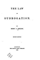 The Law of Subrogation