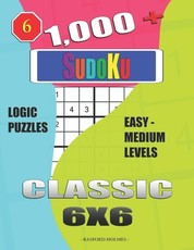 1,000 + Sudoku Classic 6x6