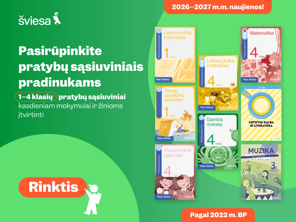 Leidyklos „Šviesa“ pratybos 1-4 kl.