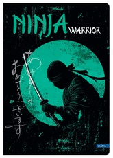 Sąsiuvinis(platus) A5 12lap. 80g NINJA WARRIOR linija