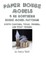 Paper House Models, 4 US Southern House Model Patterns; South Carolina, Texas, Virginia, West Virginia