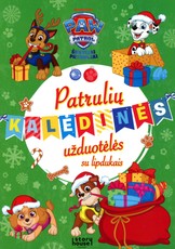 Šunyčiai patruliai. Patrulių kalėdinės užduotėlės su lipdukais