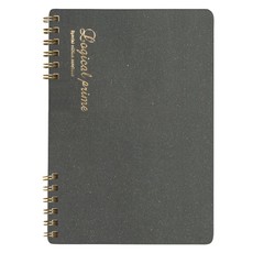 Spiralinė užrašų knygelė „Logical Prime SB“, langeliais, B5 (pilka)