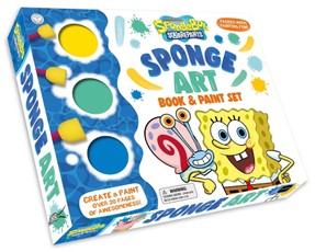 Spongebob Squarepants: Sponge Art Book & Paint Set