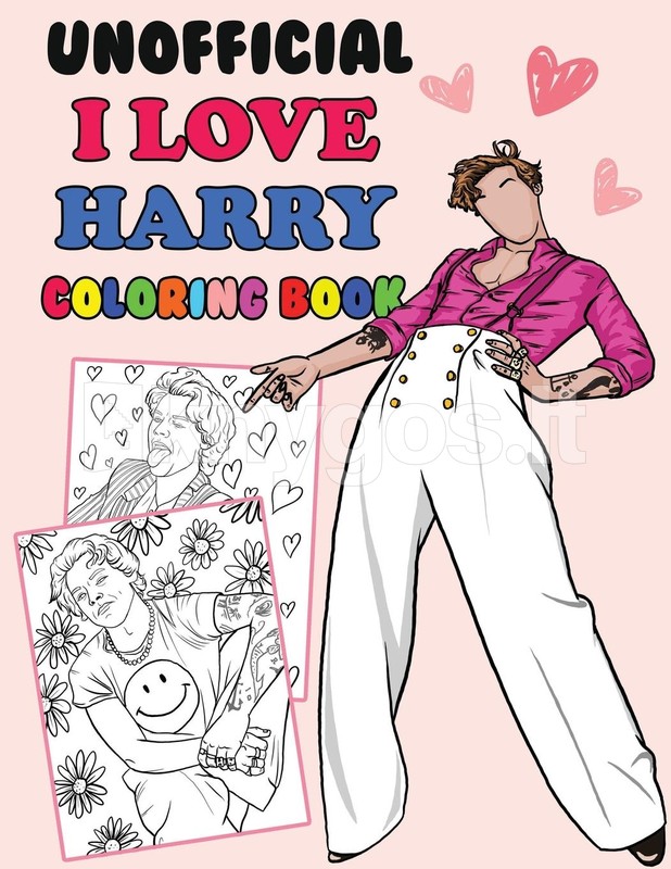 Unofficial I Love Harry Coloring Book | Knygos.lt